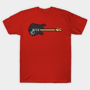 Pixel The Black Strat Guitar T-Shirt